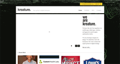 Desktop Screenshot of kreaturedigital.com